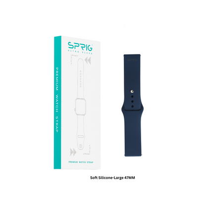Soft Silicone-Blue Large 47MM