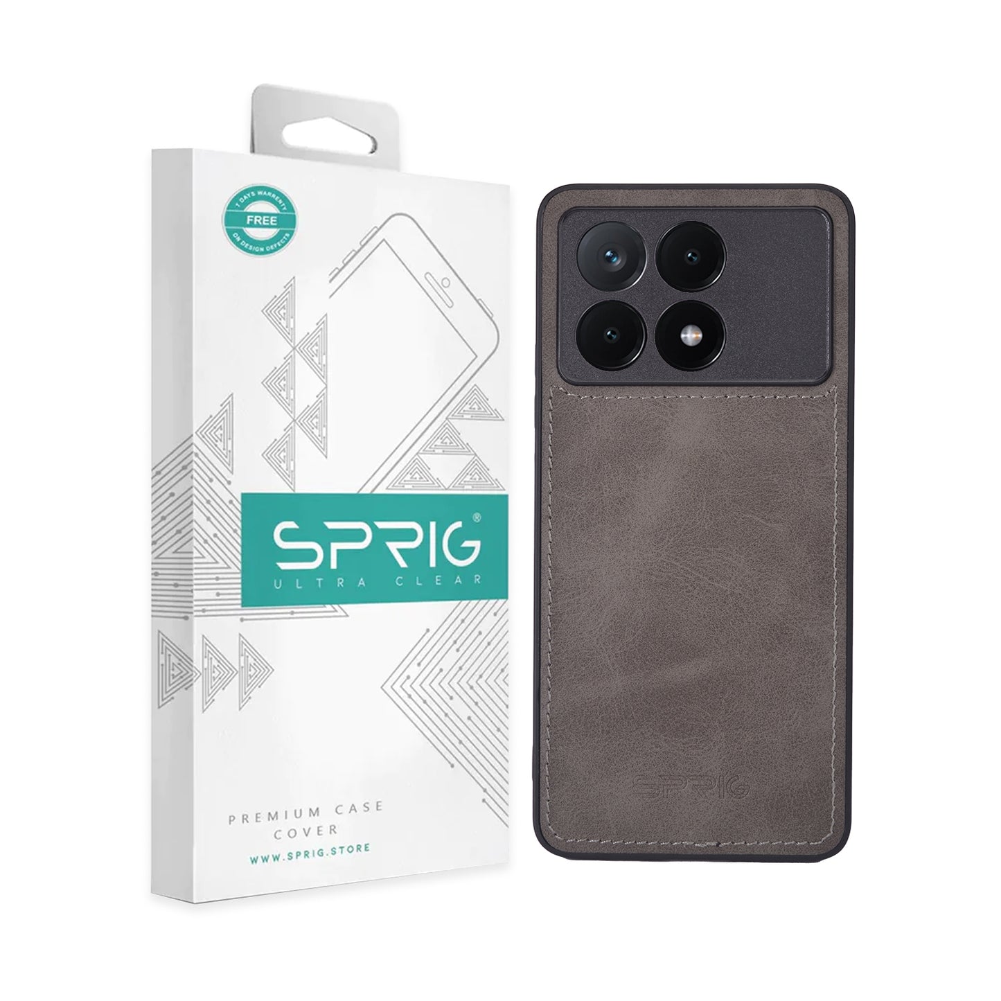 TPU Matte Leather-Light Grey