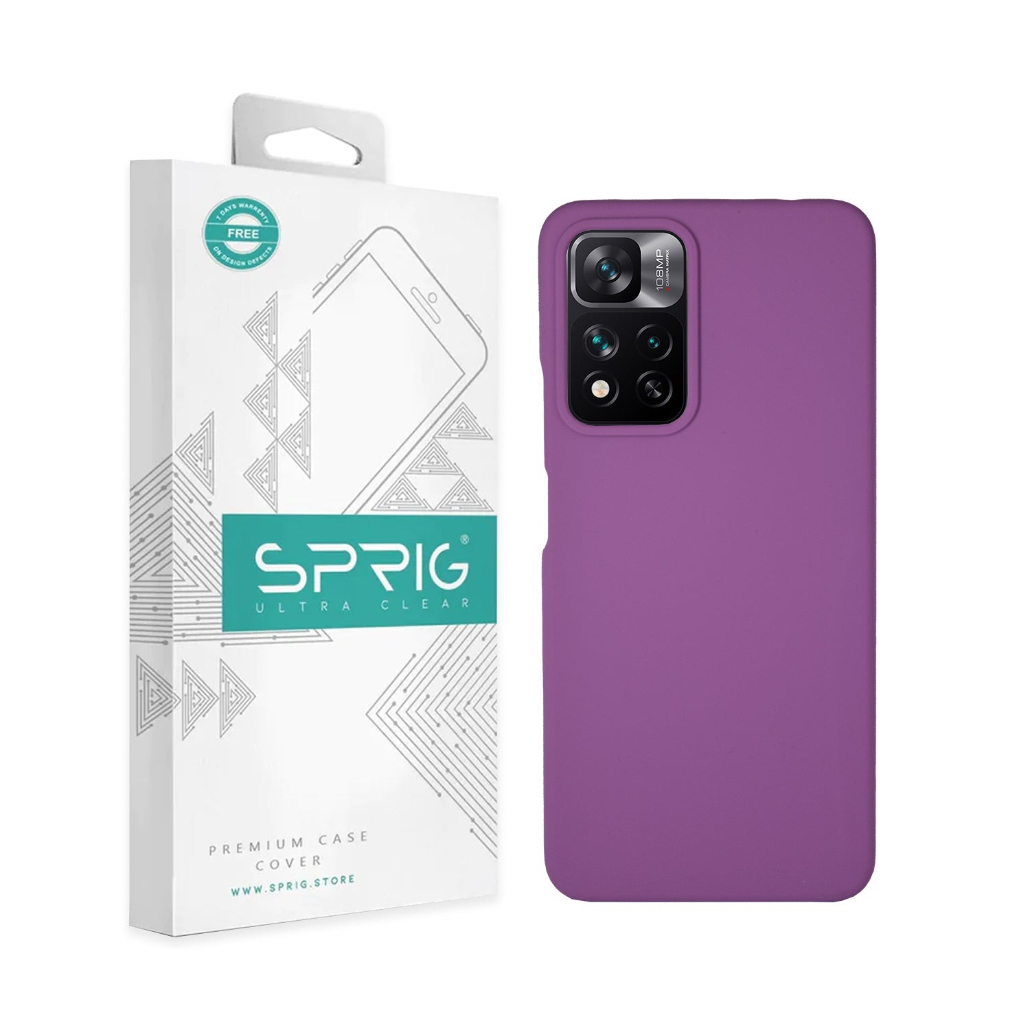 Mi 11i Hypercharge Back Cover Case - Sprig
