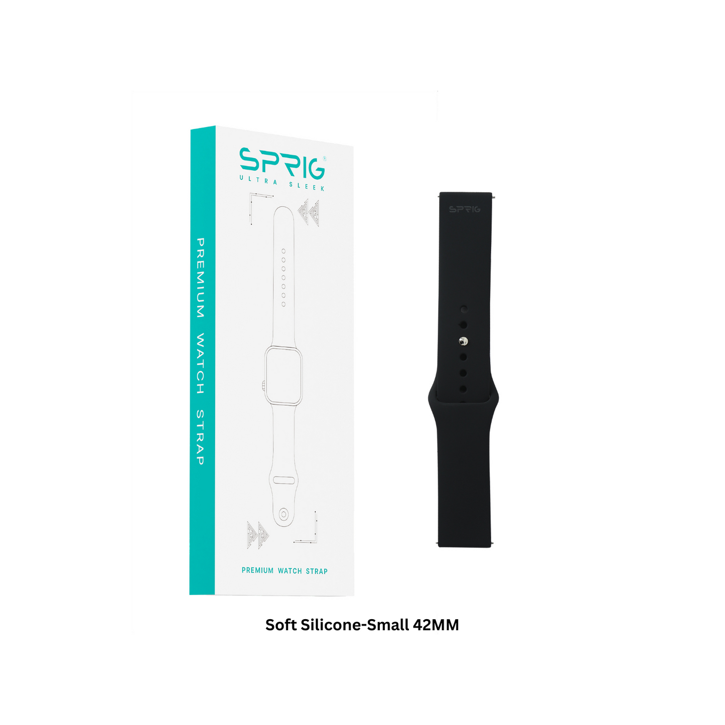 Soft Silicon Classic-Black-Small 42MM