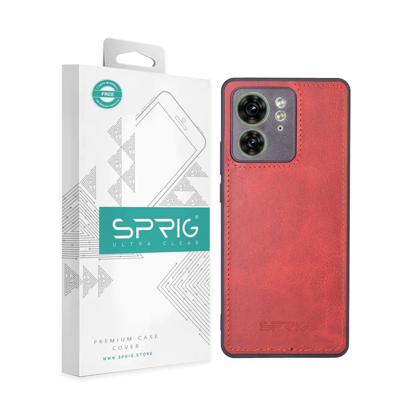 TPU Matte Leather-Red