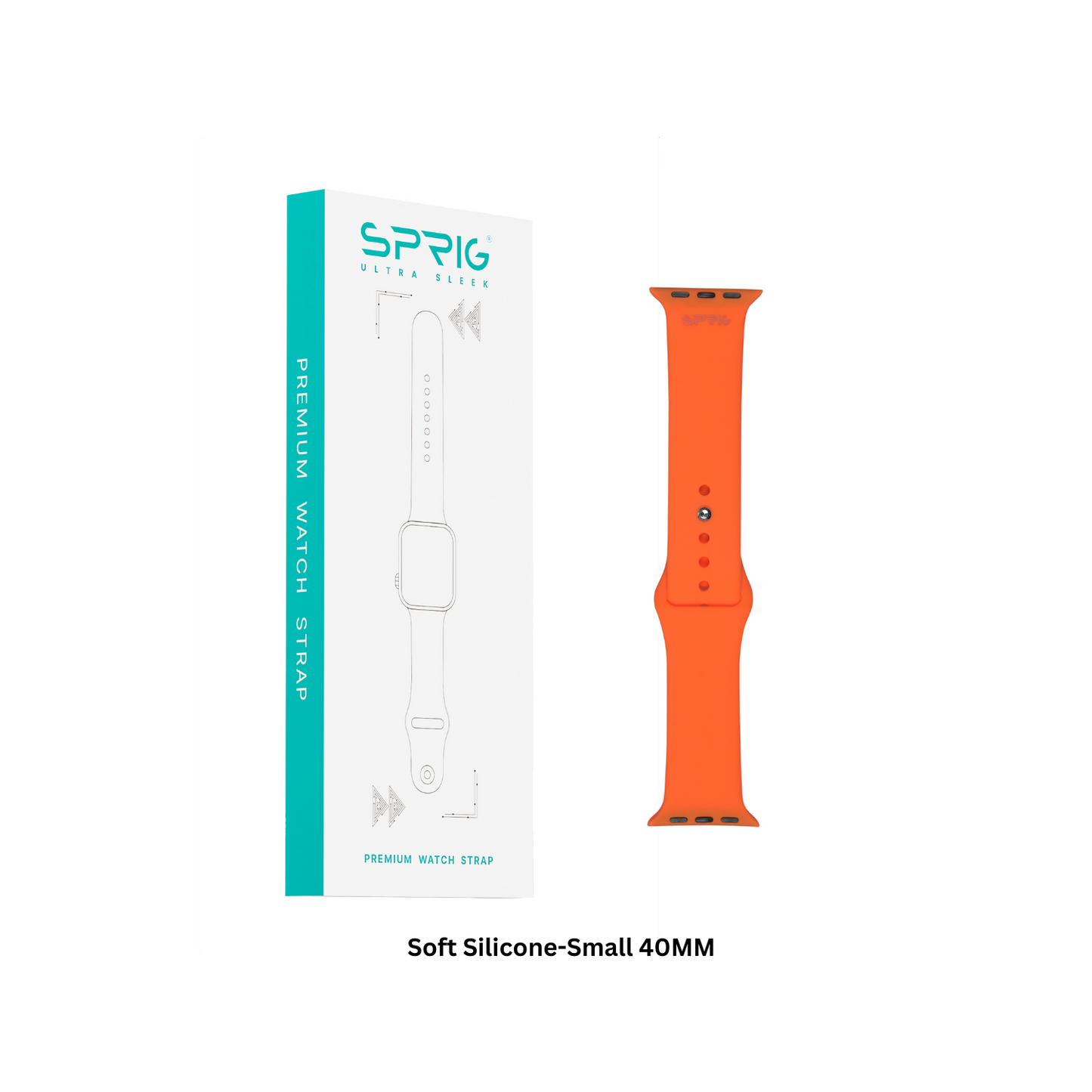 Soft Silicone-Orange-Small 40MM