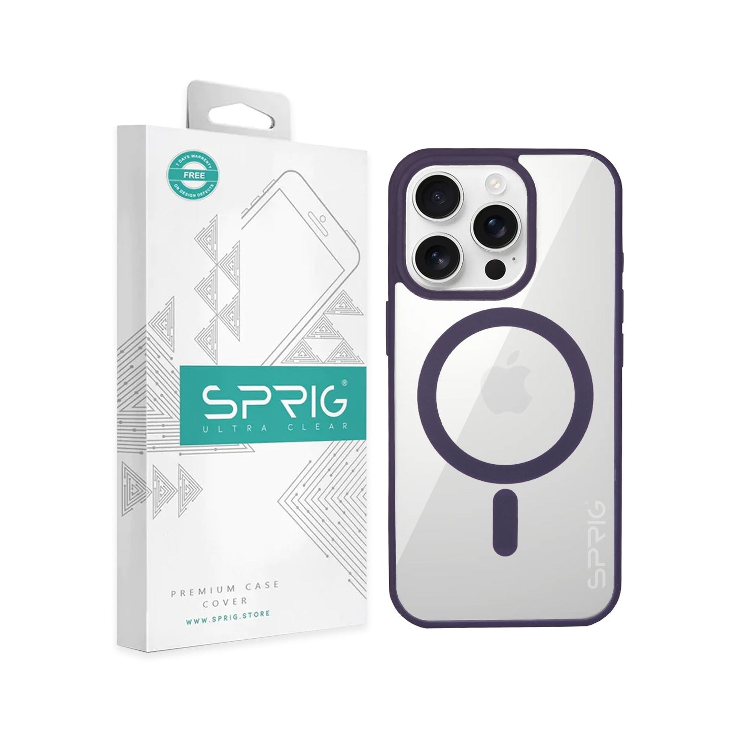 FusionMag-Dark Purple Transparent Magsafe