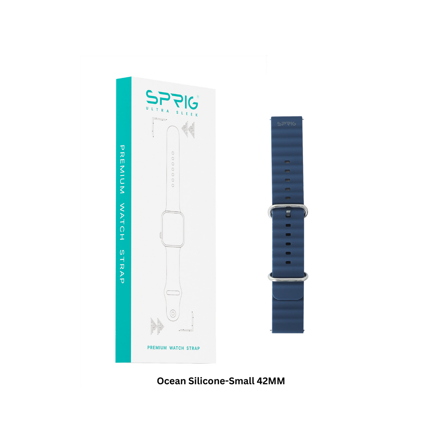 Silicone Ocean Classic-Blue-Small 42MM