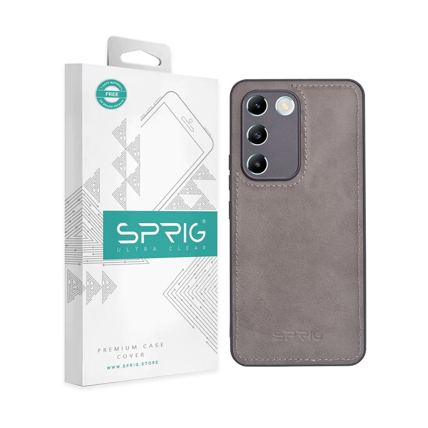 TPU Matte Leather-Light Grey