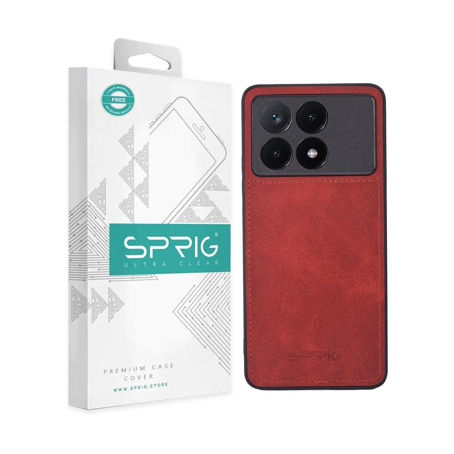 TPU Matte Leather-Red