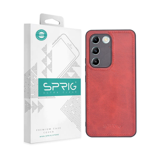 TPU Matte Leather-Red