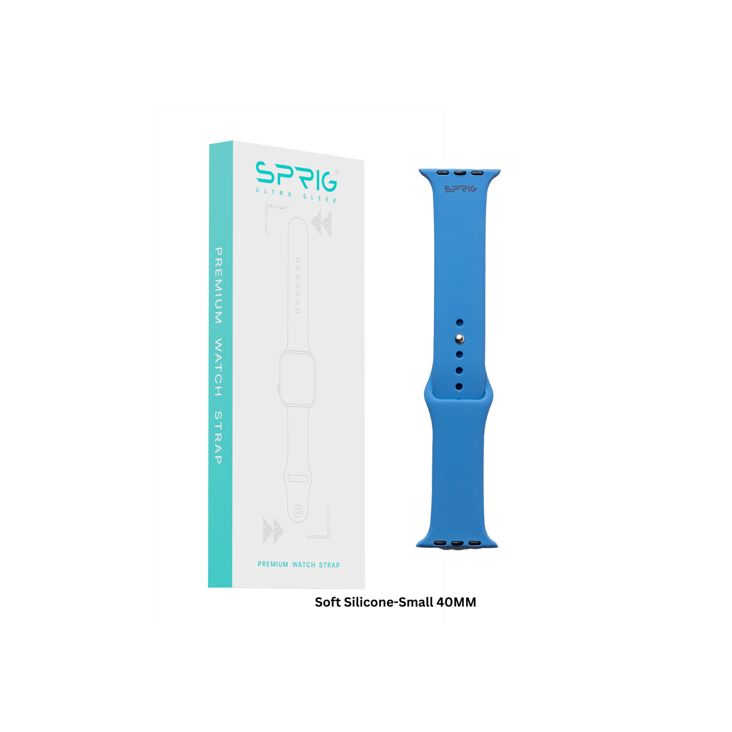 Soft Silicone-Blue Small 40MM