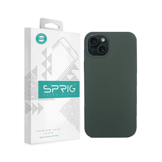 iPhone 15 Plus Wraps (Back Cover Case) - SilkTone - Dark Green