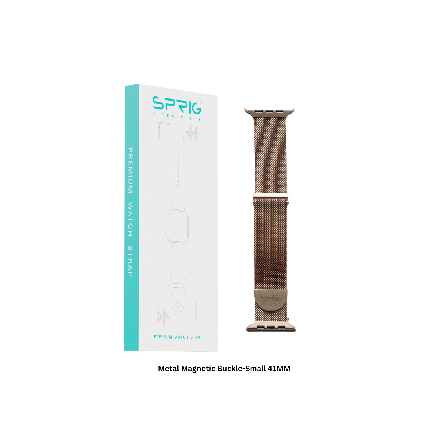 Metal Magnetic Buckle-Golden Small 41MM