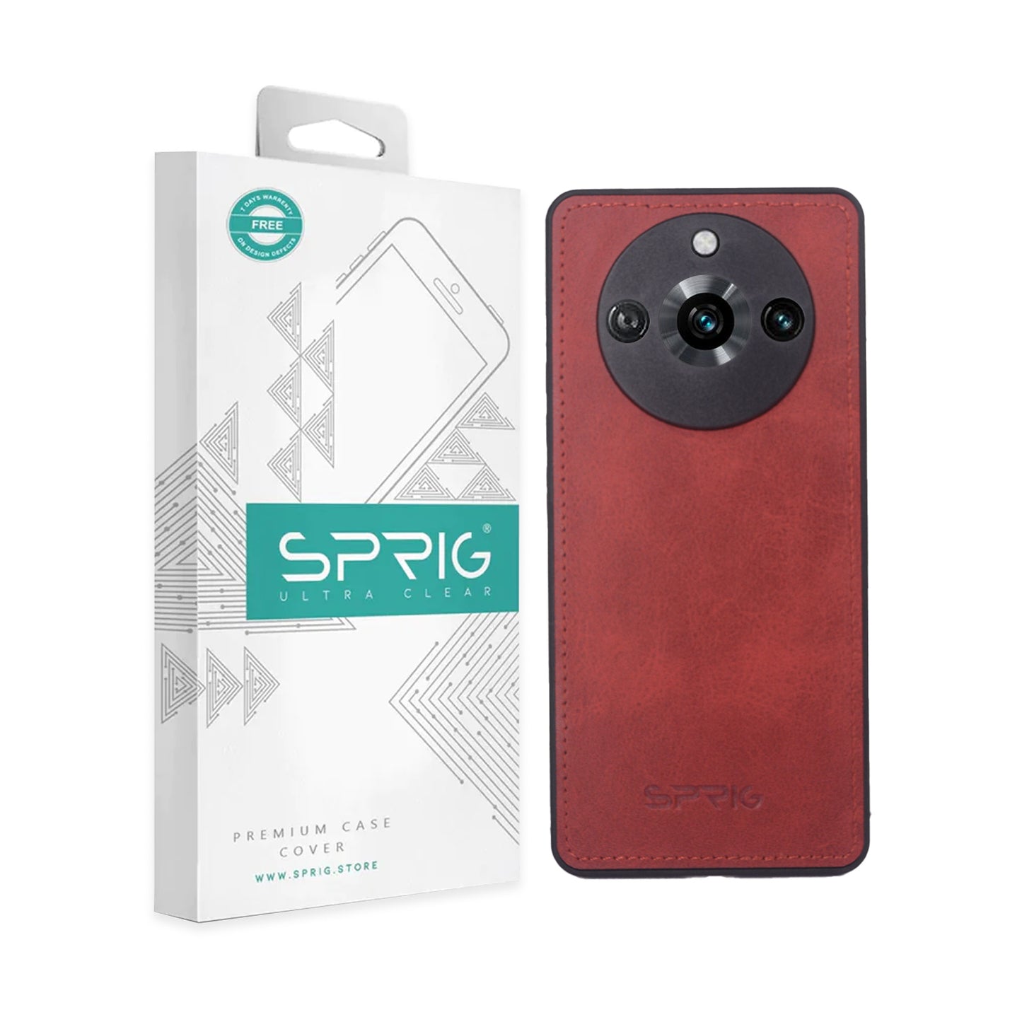 TPU Matte Leather-Red