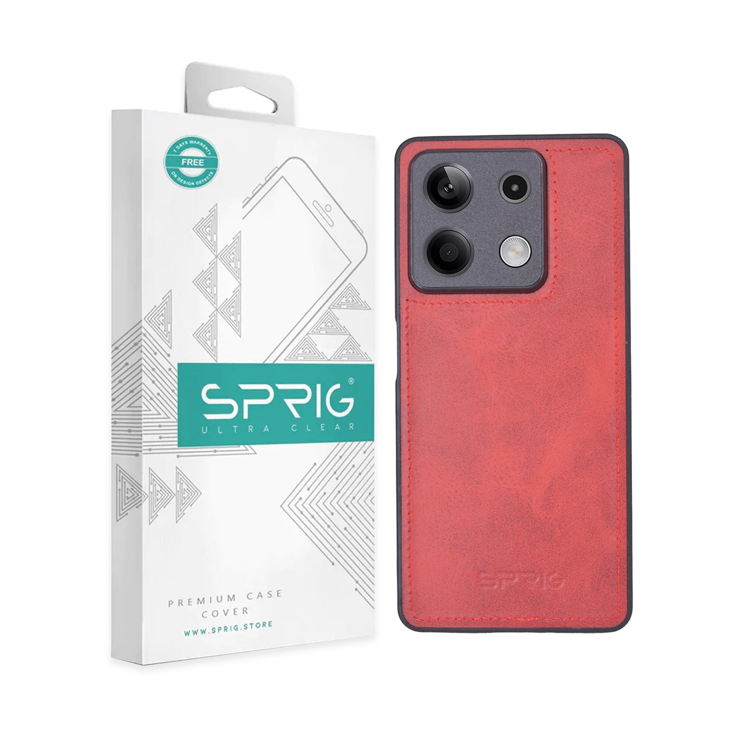 TPU Matte Leather-Red