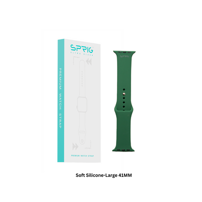 Soft Silicone-Green Large 41MM