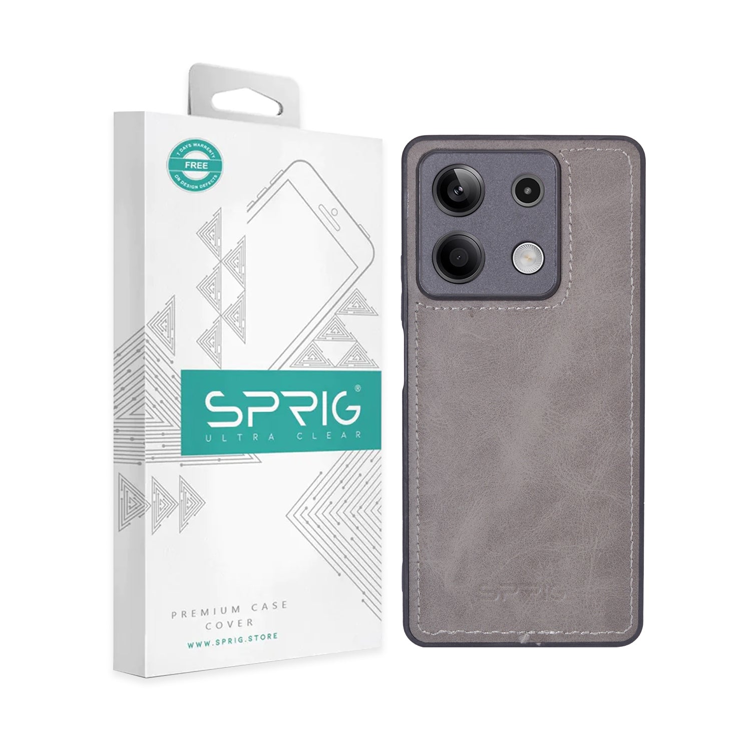 TPU Matte Leather-Light Grey