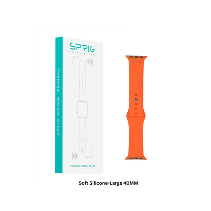 Soft Silicone-Orange-Large 40MM