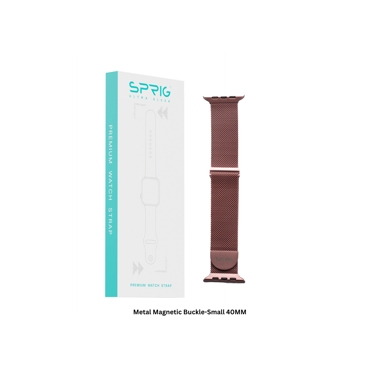 Metal Magnetic Buckle-Pink Small 40MM