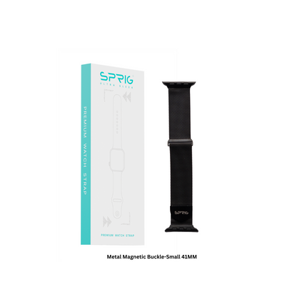 Metal Magnetic Buckle-Black Small 41MM