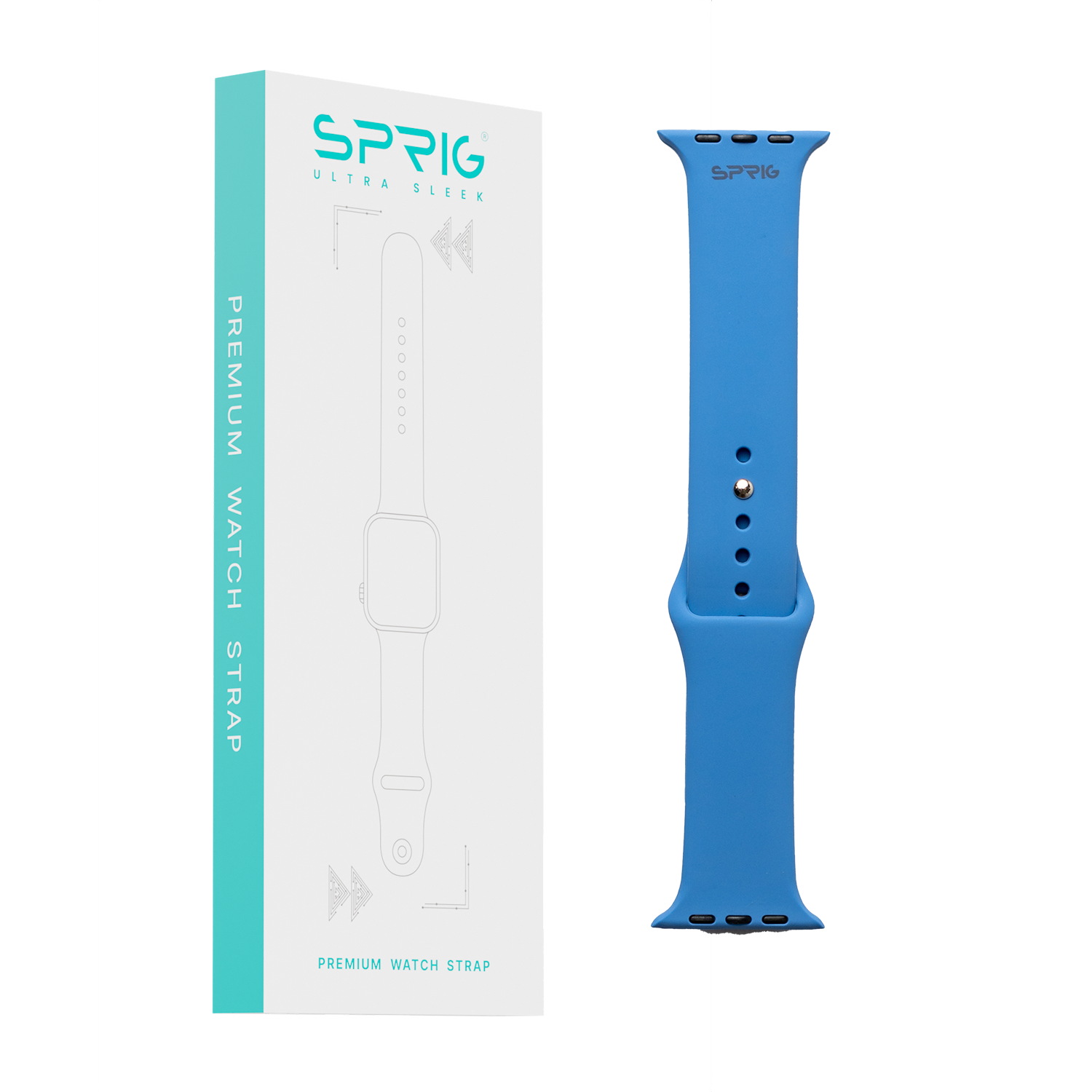Soft Silicone Strap-Blue