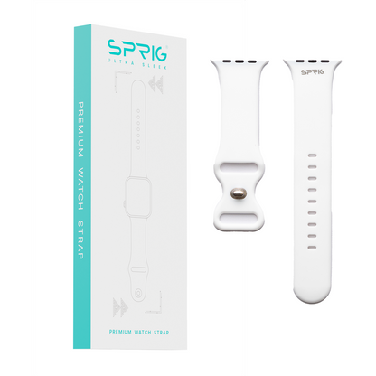 Butterfly Silicone Strap-White