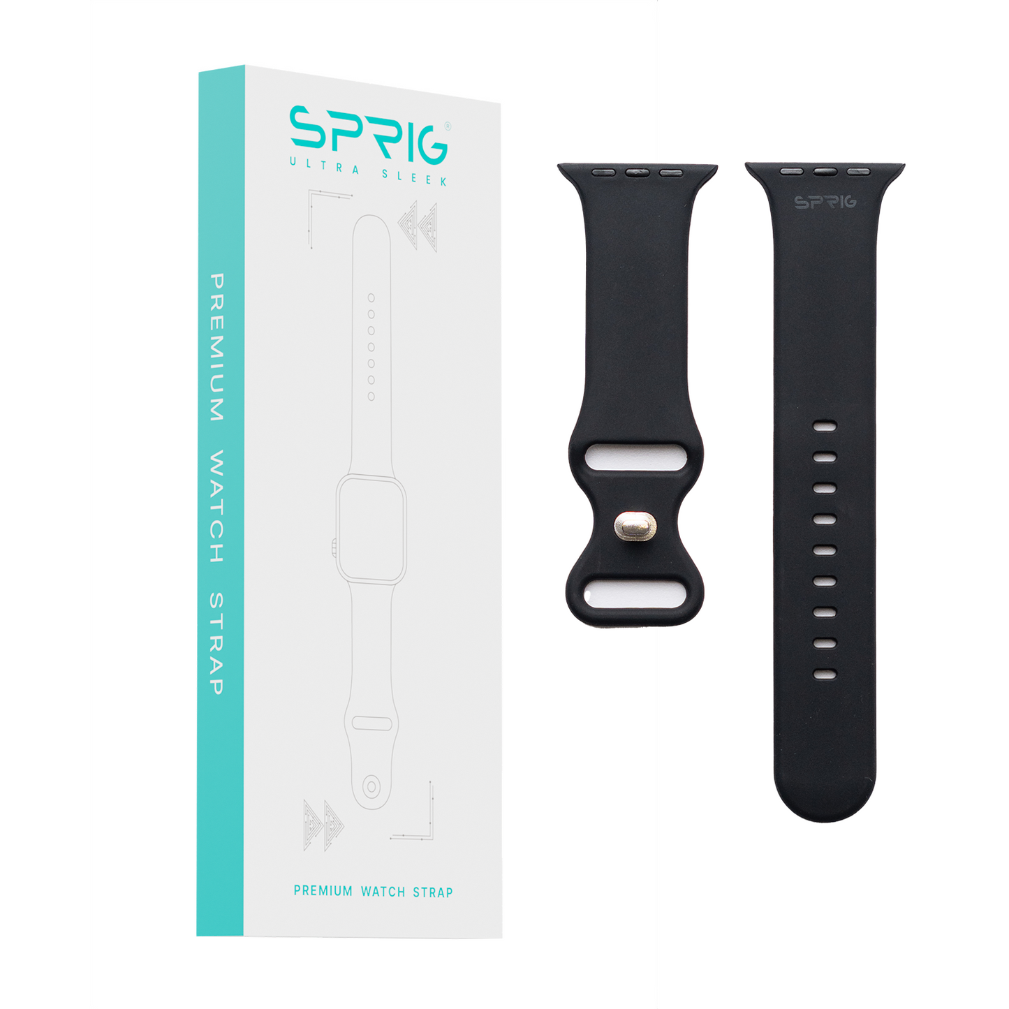 Butterfly Silicone Strap-Black