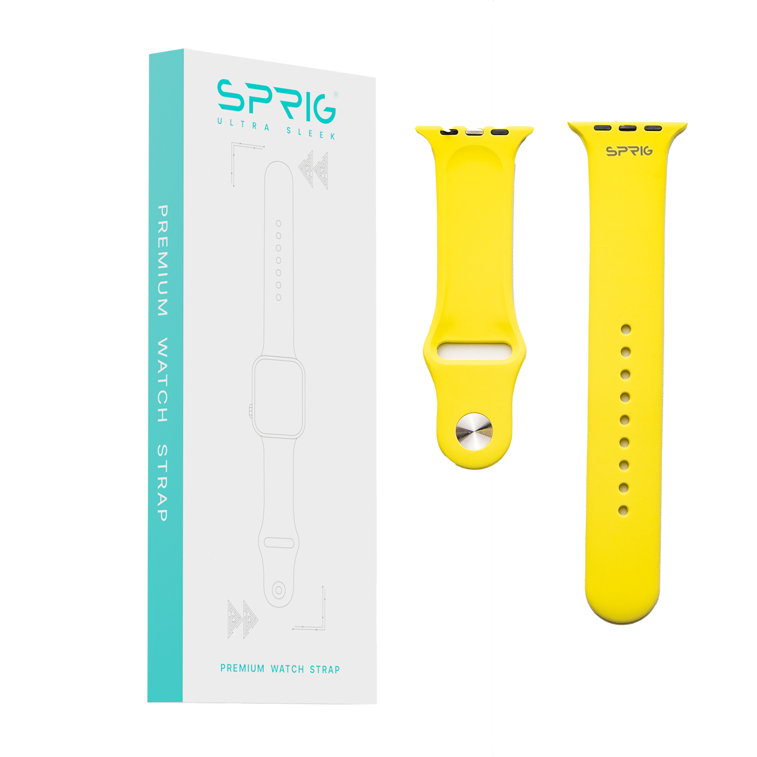 Soft Silicone Strap-Yellow