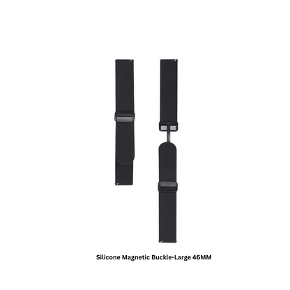Magnetic Silicone Classic LTE-Black-Large 46MM