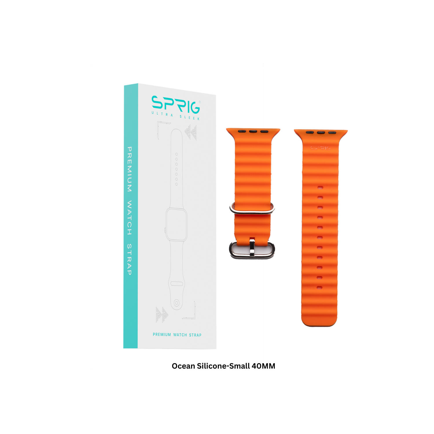 Ocean Silicone-Orange Small 40MM