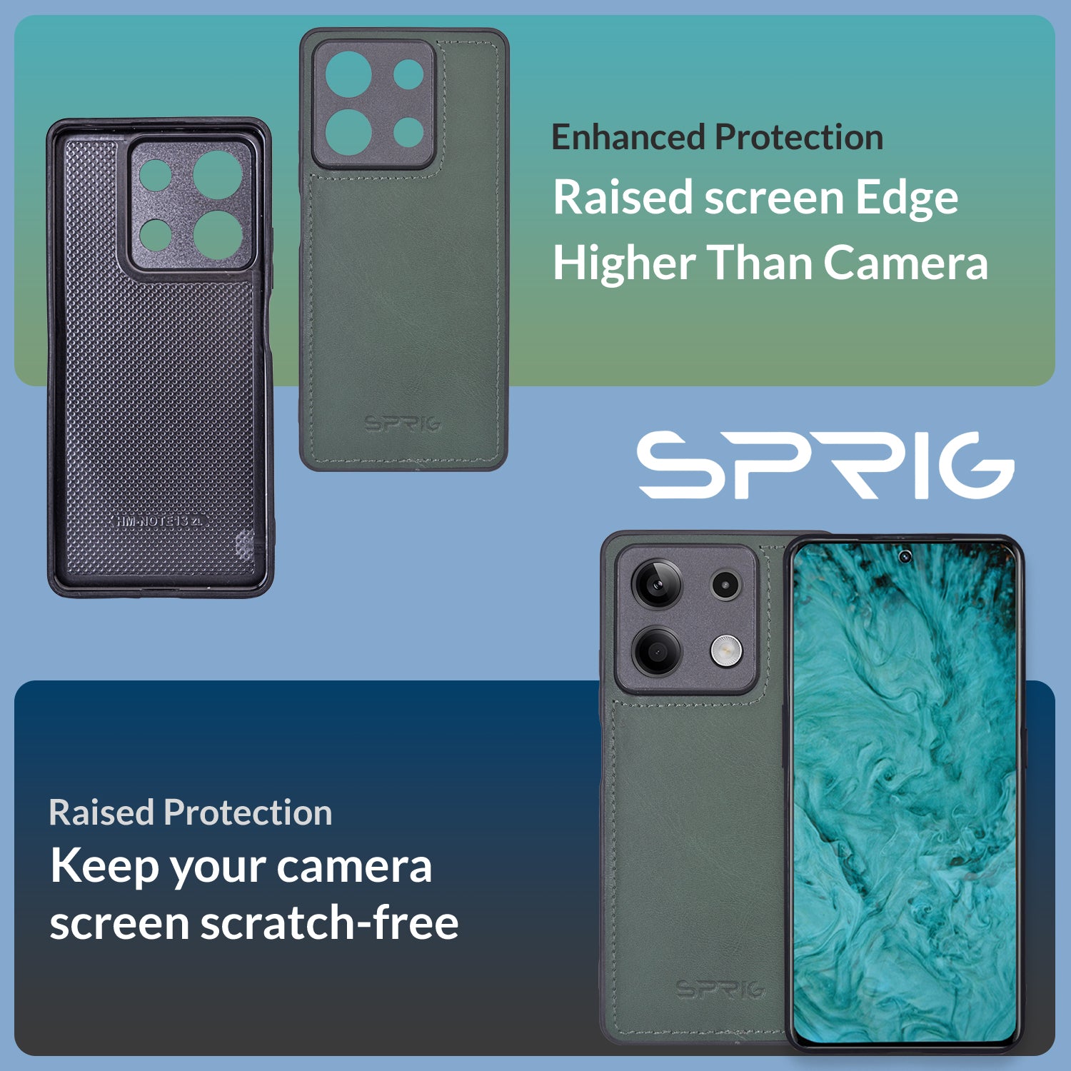 TPU Matte Leather-Green