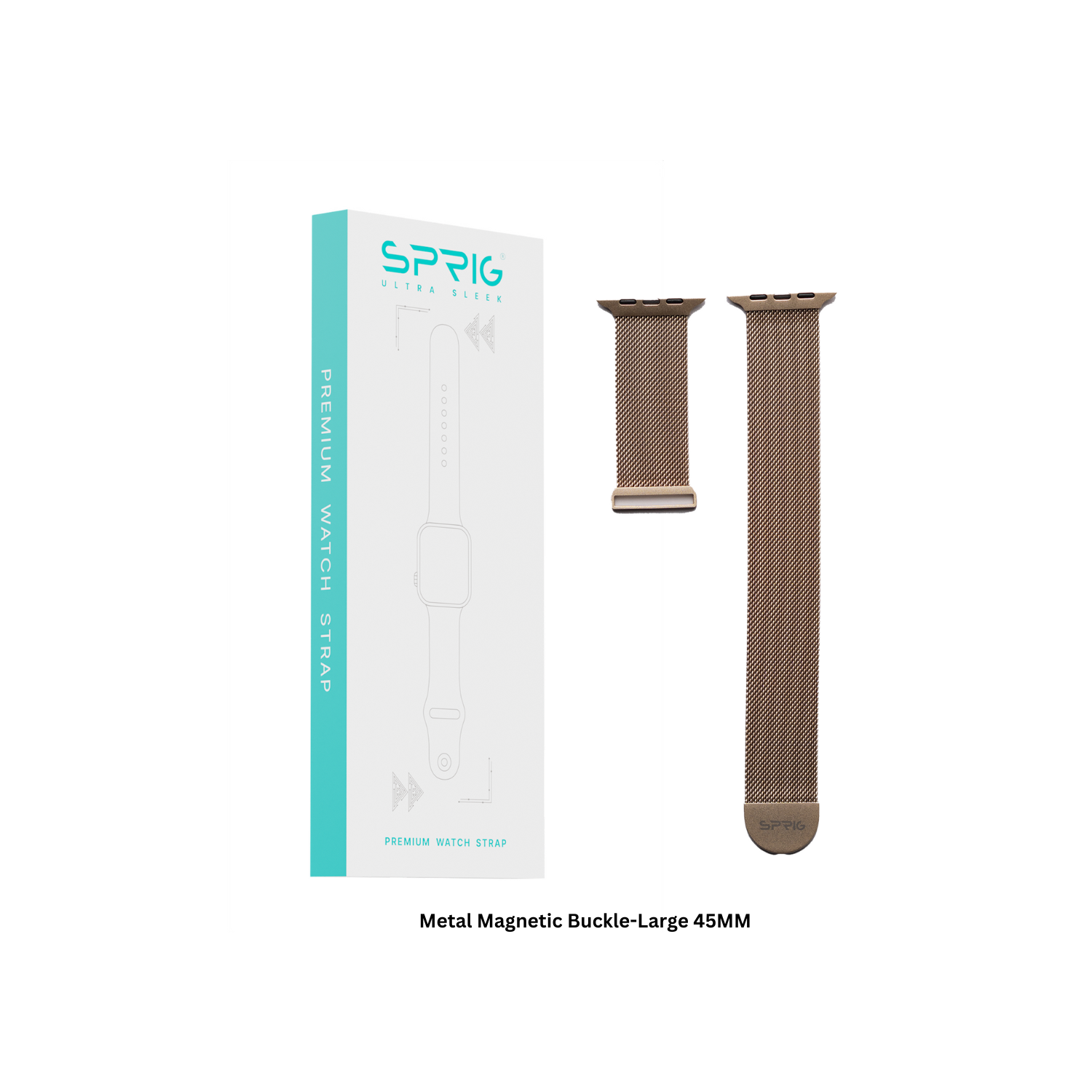 Metal Magnetic Buckle-Golden Large 45MM