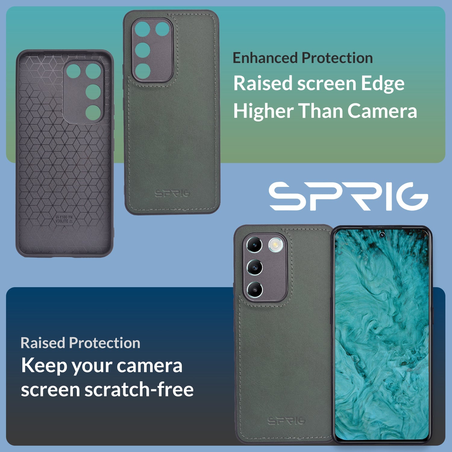 TPU Matte Leather-Green