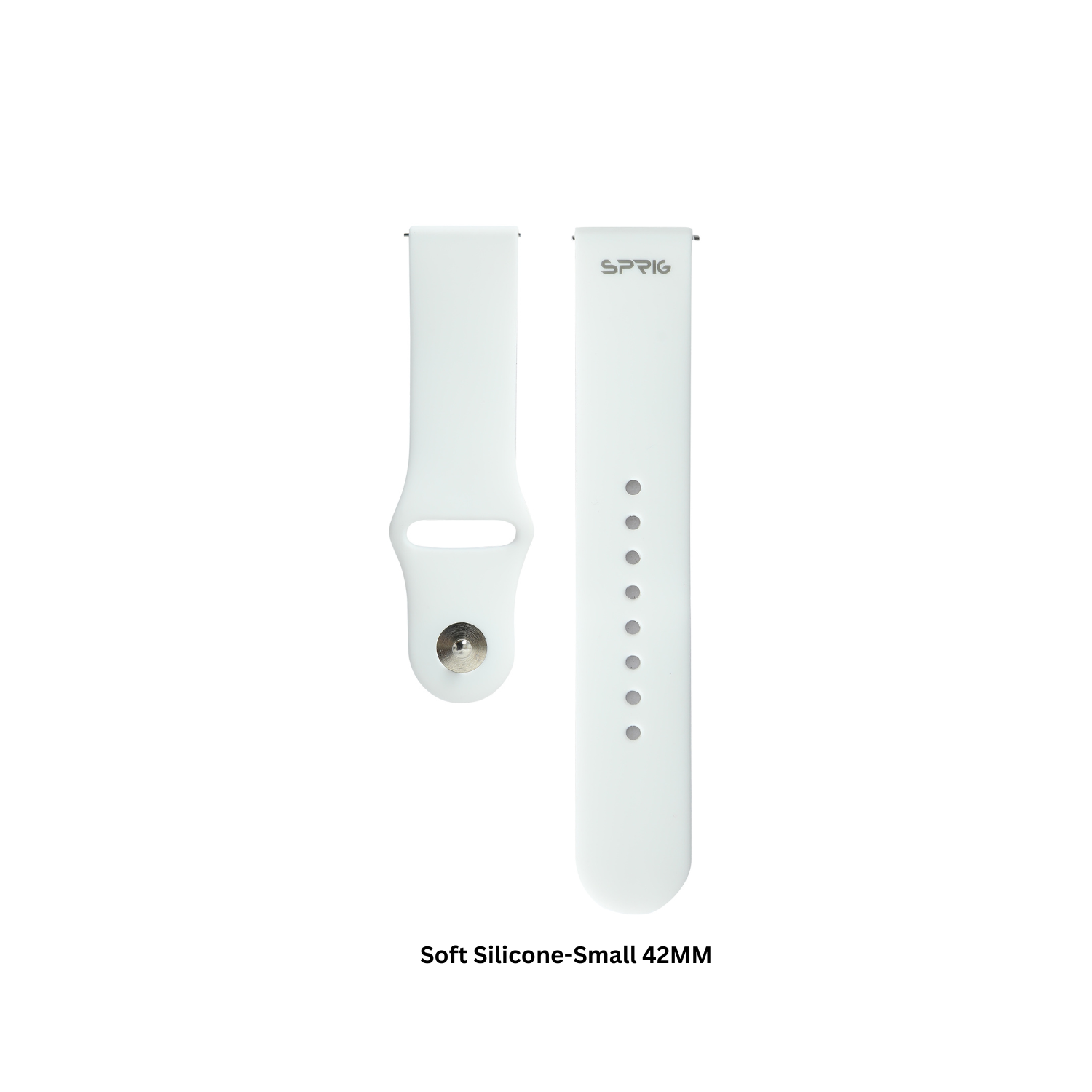 Soft Silicon Classic-White-Small 42MM