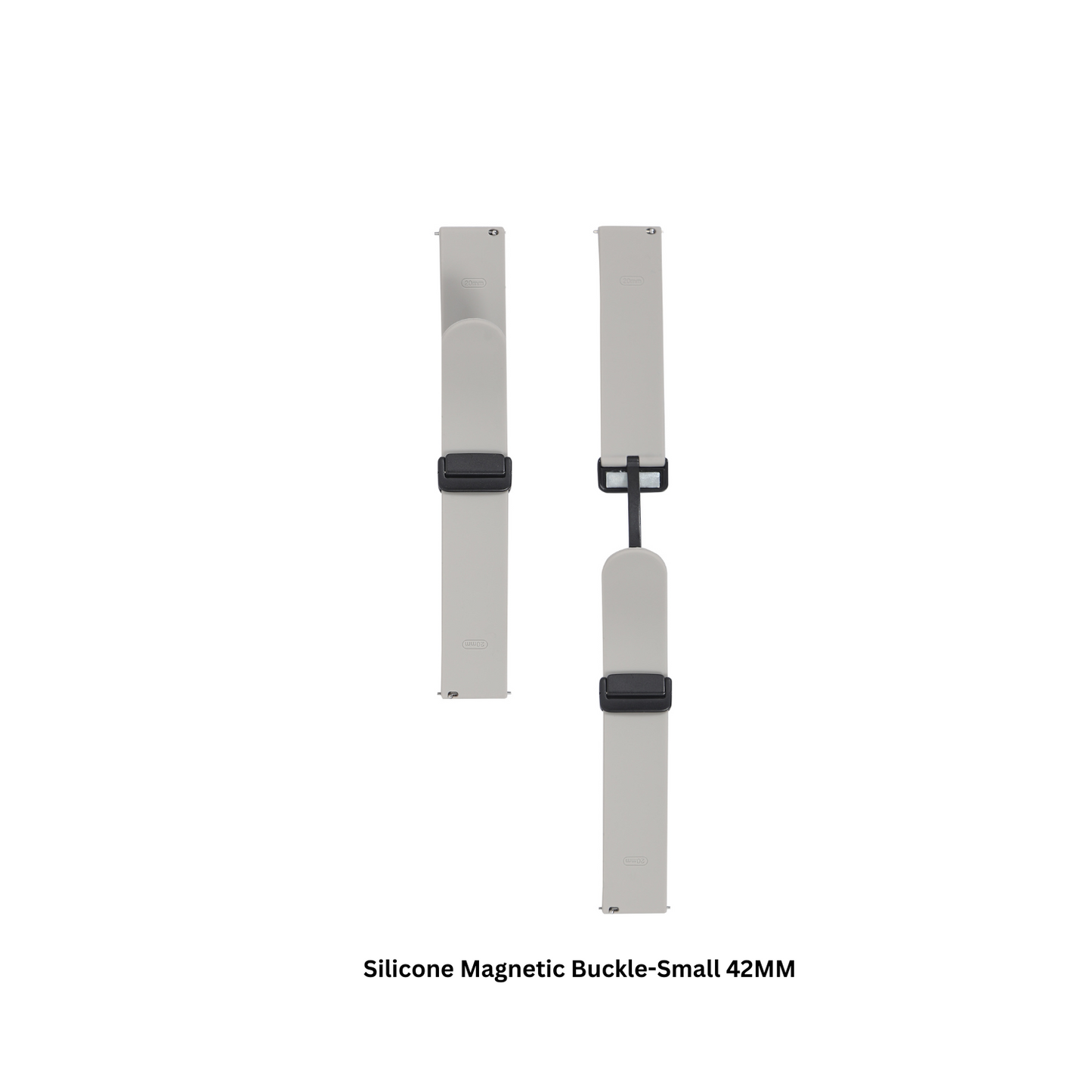 Magnetic Silicone-Light Grey-Small 42MM