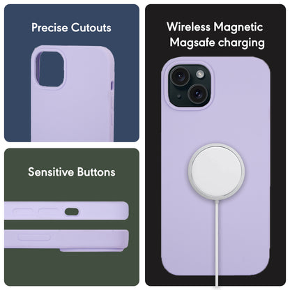 Liquid Silicon Magsafe-Light Purple