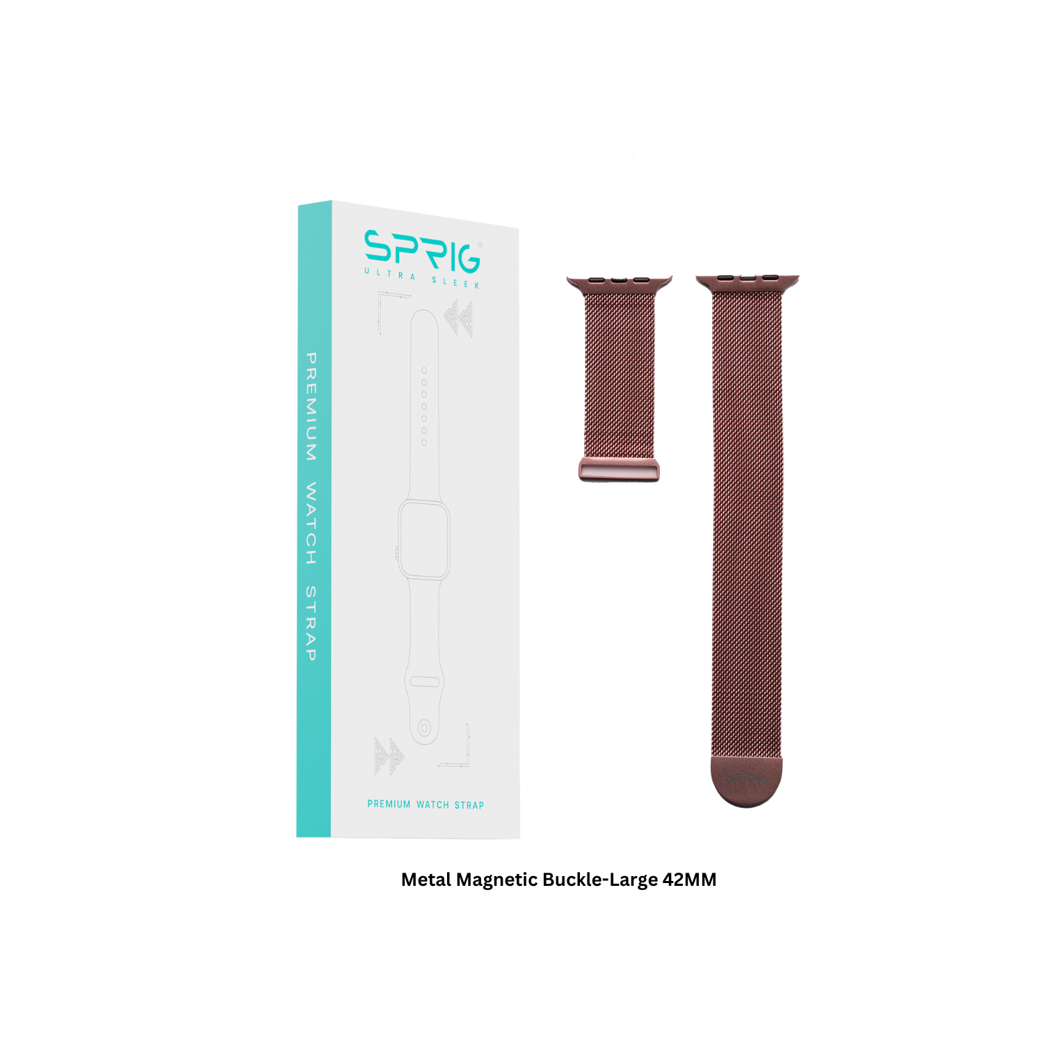 Metal Magnetic Buckle-Pink Large 42MM