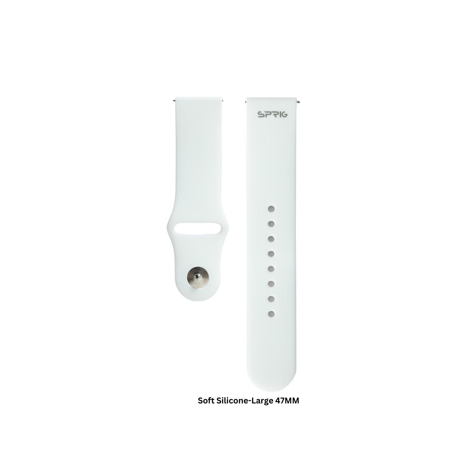 Soft Silicone-White Large 47MM