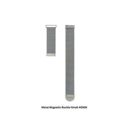 Metal Magnetic-Silver-Small 40MM 