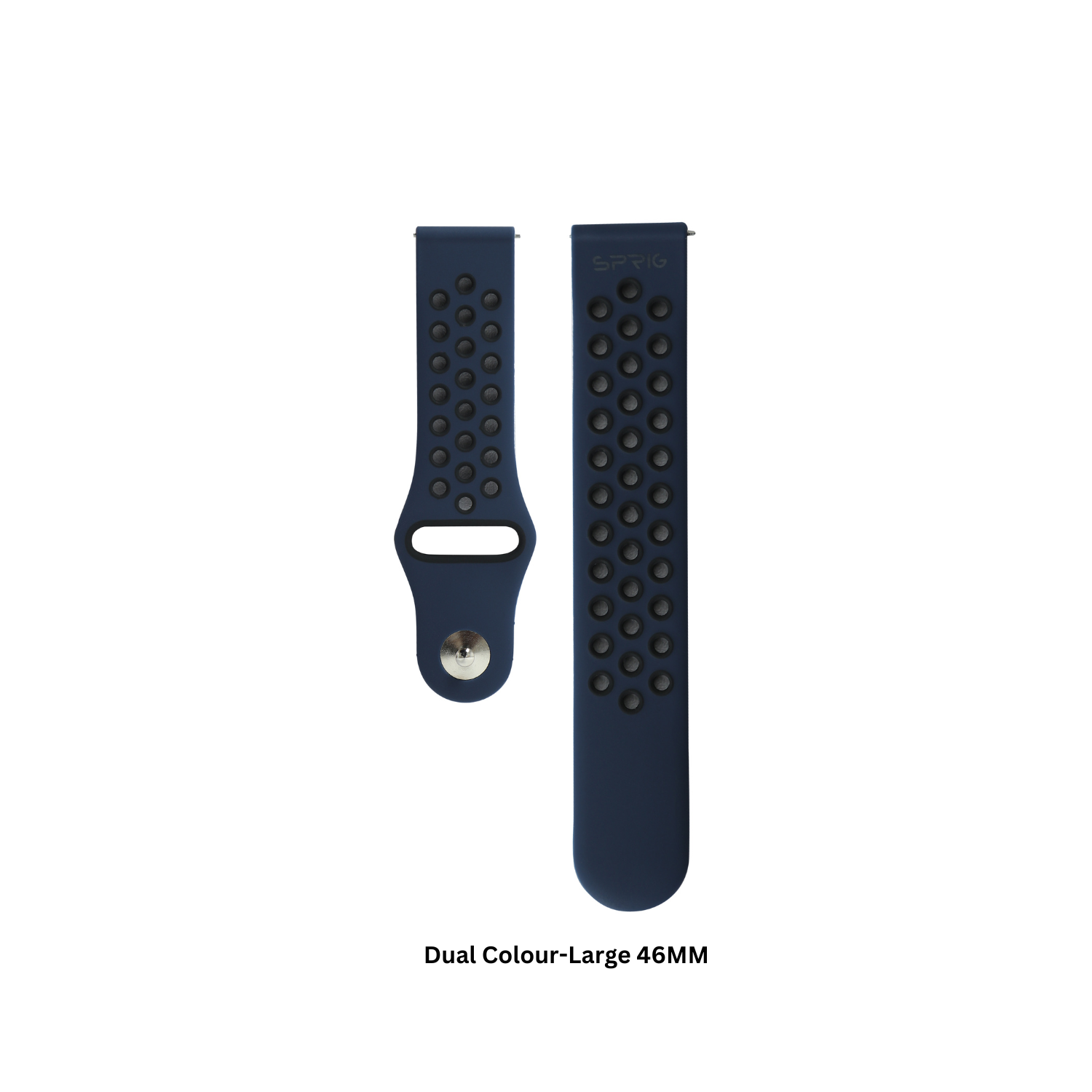 Dual Color Classic-Blue Black-Large 46MM