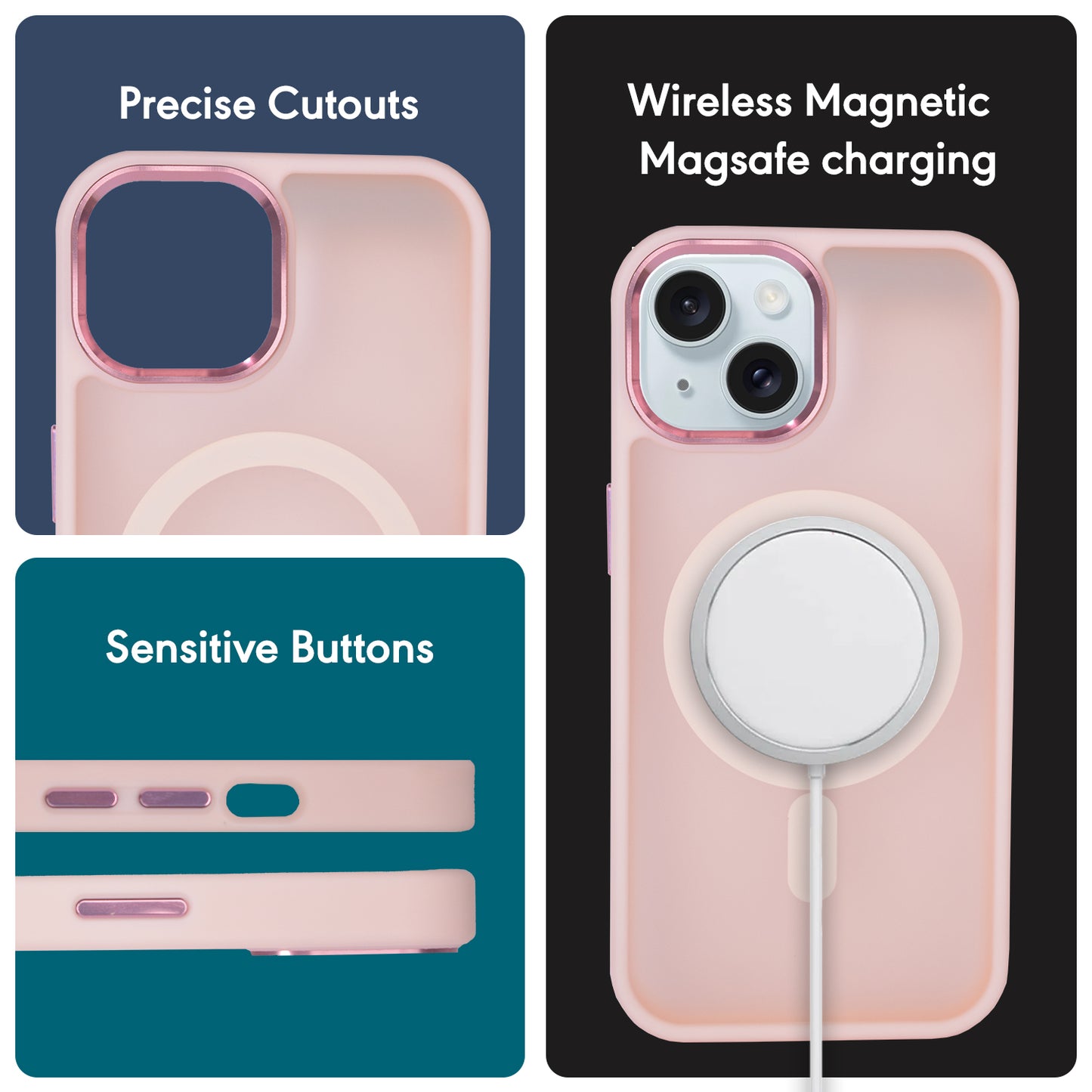 Translucent Magsafe-Pink