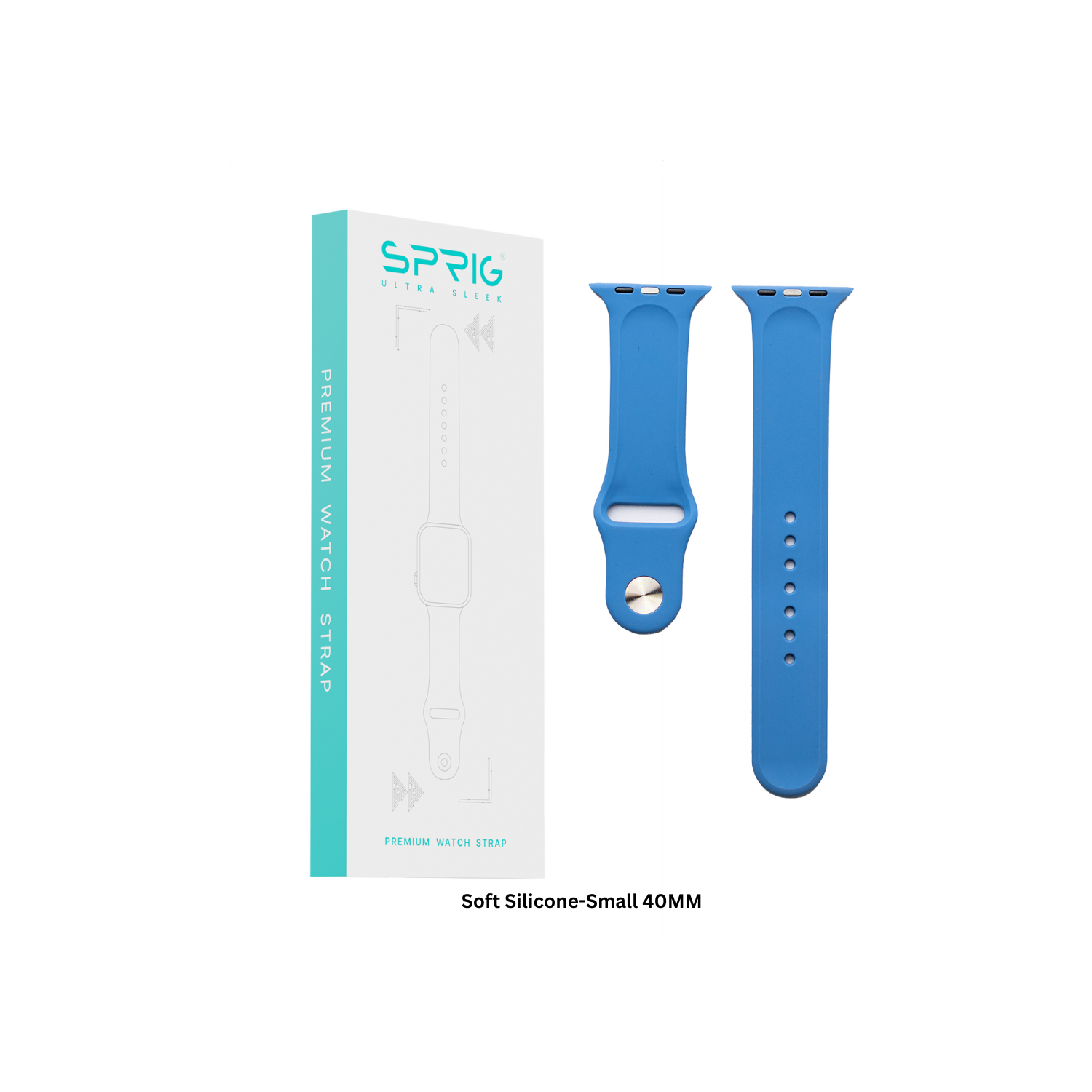 Soft Silicone-Blue Small 40MM