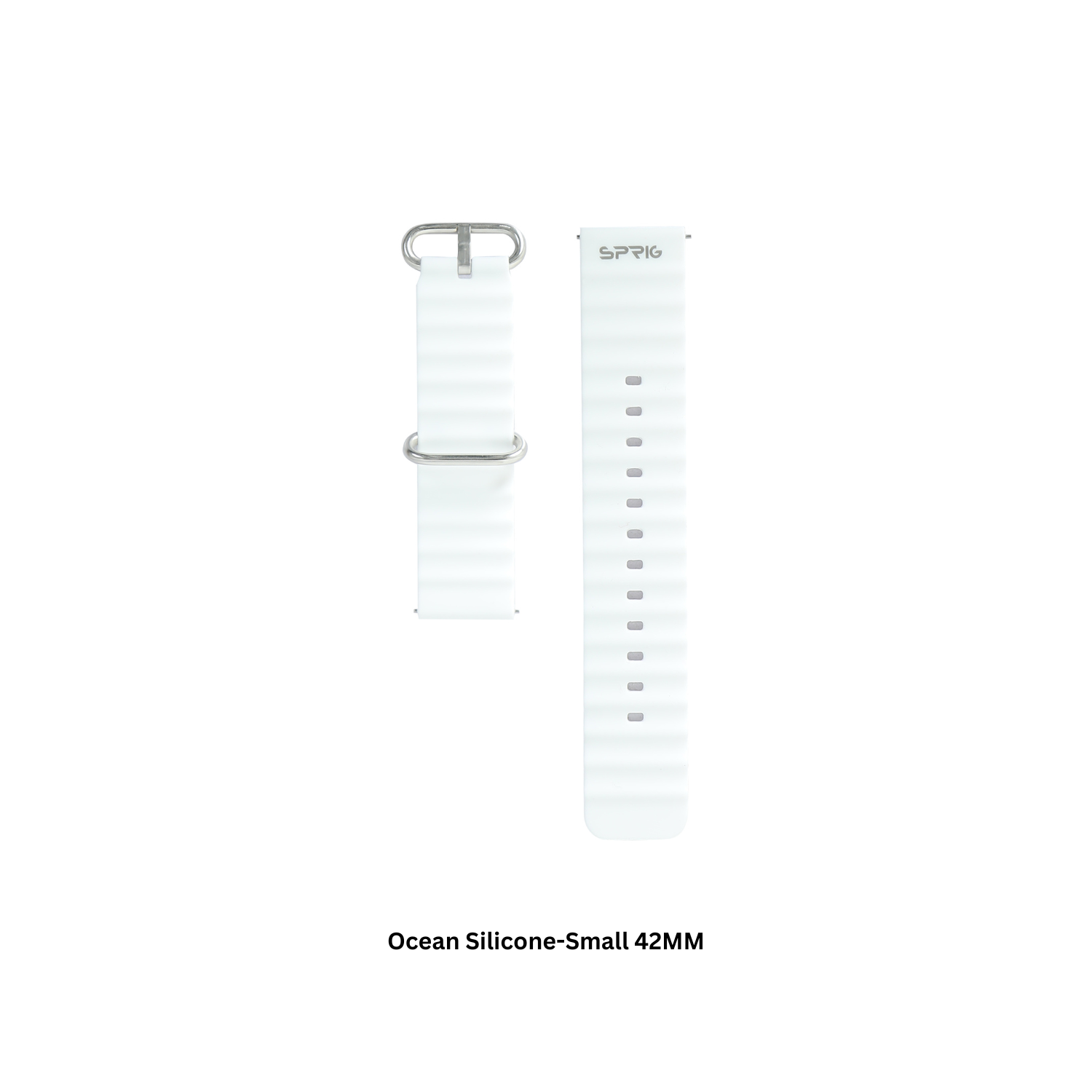 Silicone Ocean Classic-White-Small 42MM