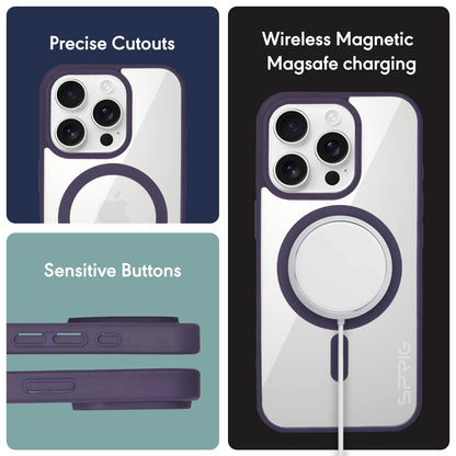 FusionMag-Dark Purple Transparent Magsafe