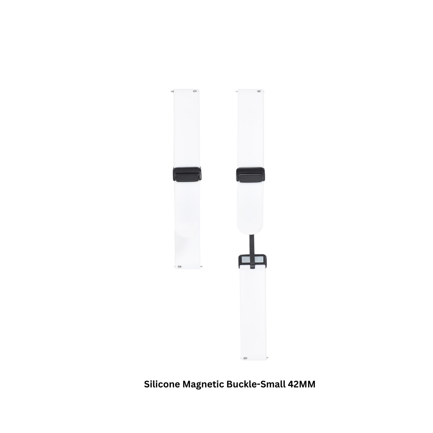 Magnetic Silicone Classic-White-Small 42MM