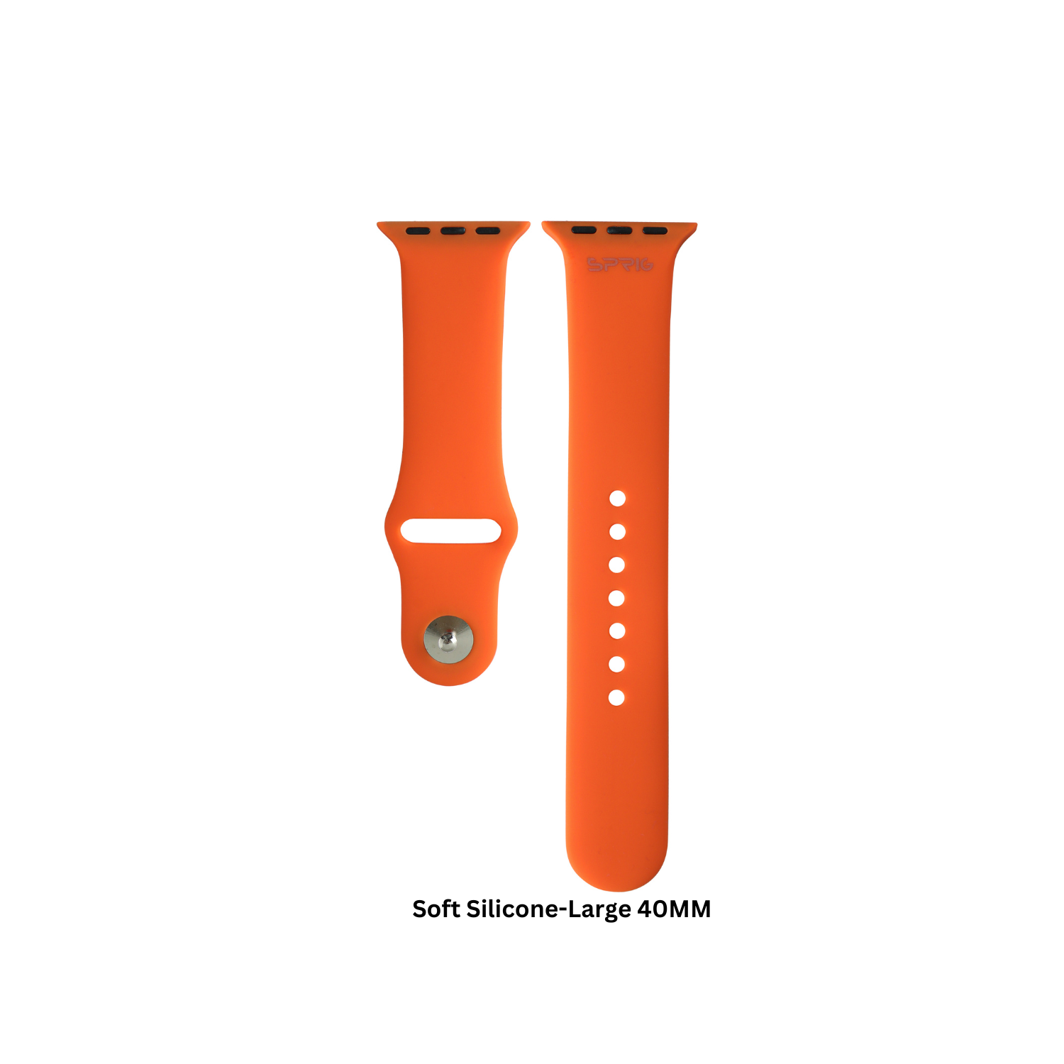 Soft Silicone-Orange-Large 40MM