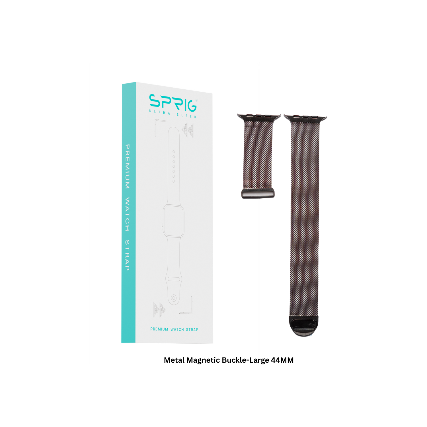 Metal Magnetic Buckle-Silver Large 44MM