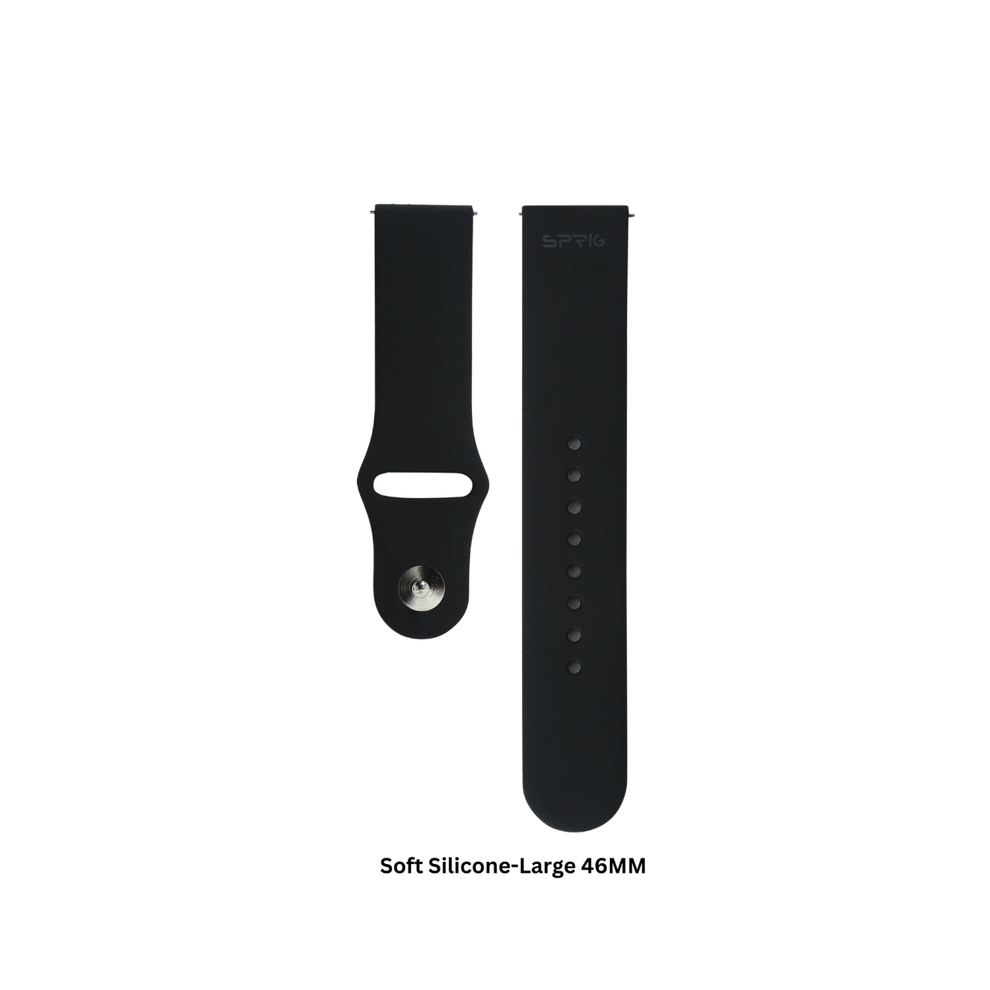 Soft Silicon Classic-Black-Large 46MM