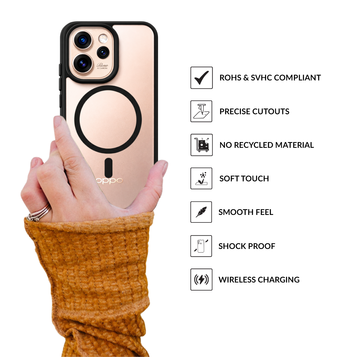 EdgeMag (TPU PC Magsafe)-Black