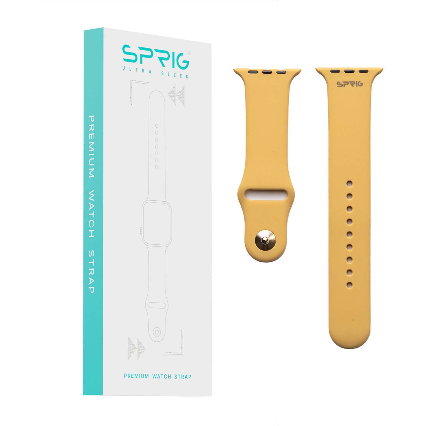 Soft Silicone Strap-Brown