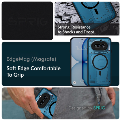EdgMag (TPU PC Magsafe)-Black
