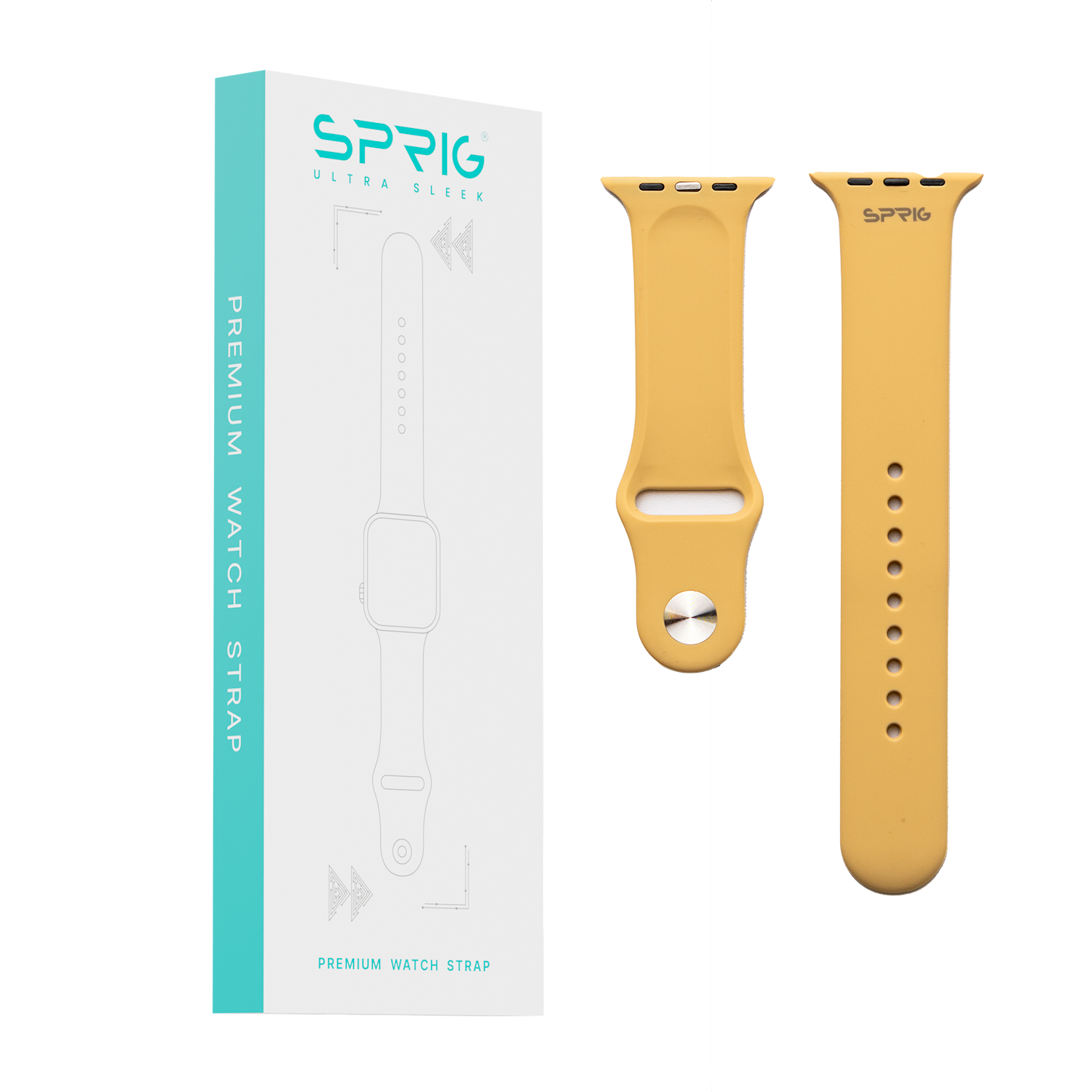 Soft Silicone Strap-Brown