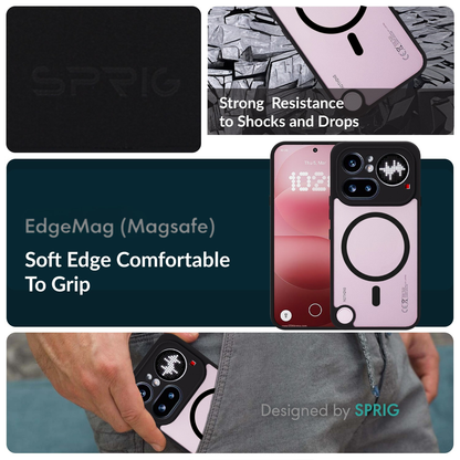 EdgMag (TPU PC Magsafe)-Black